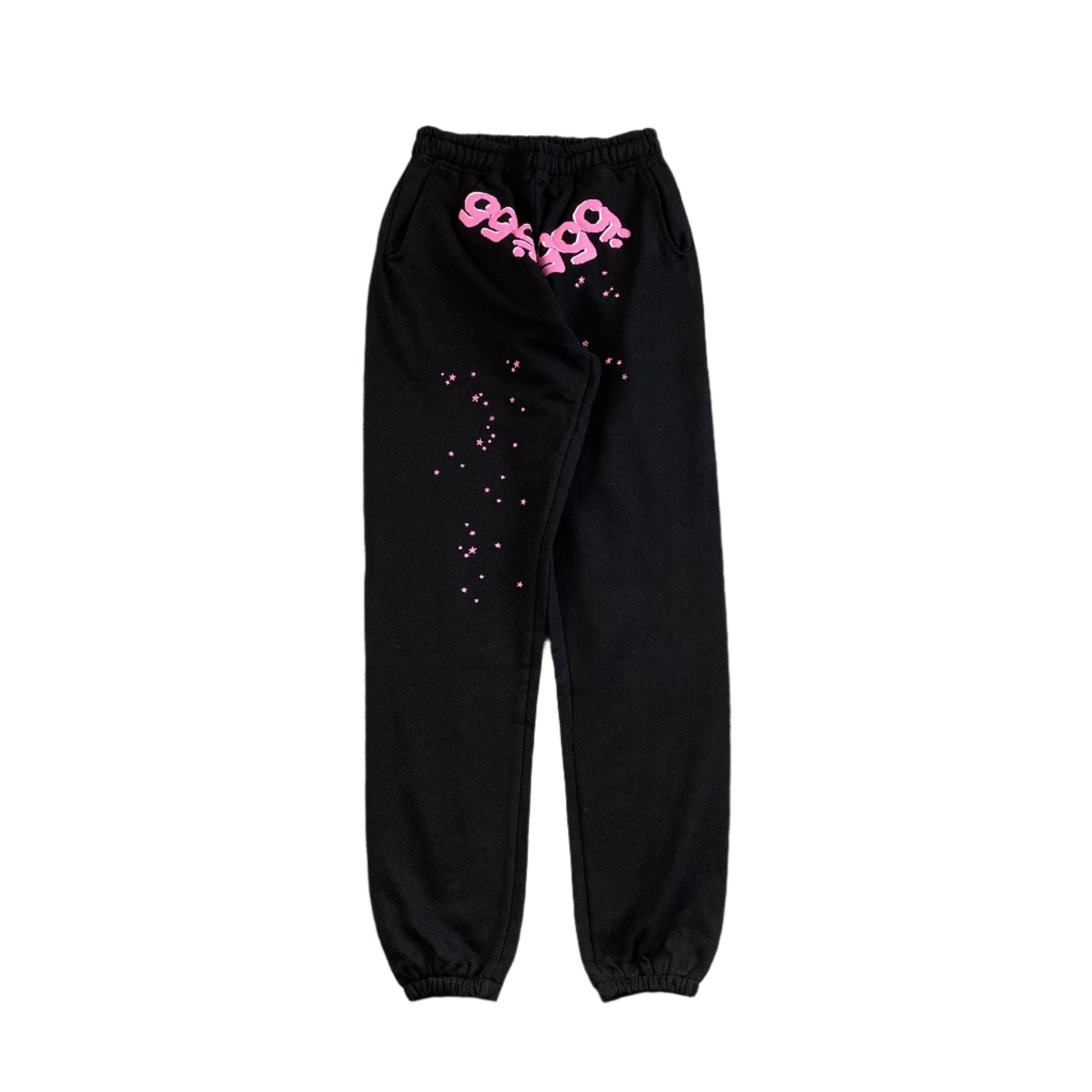 SP5DER ANGEL NUMBER SWEATPANTS BLACK - Phantom Kicks