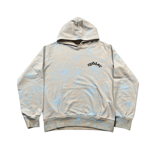 SP5DER AOP WEB HOODIE HEATHER GREY - Phantom Kicks