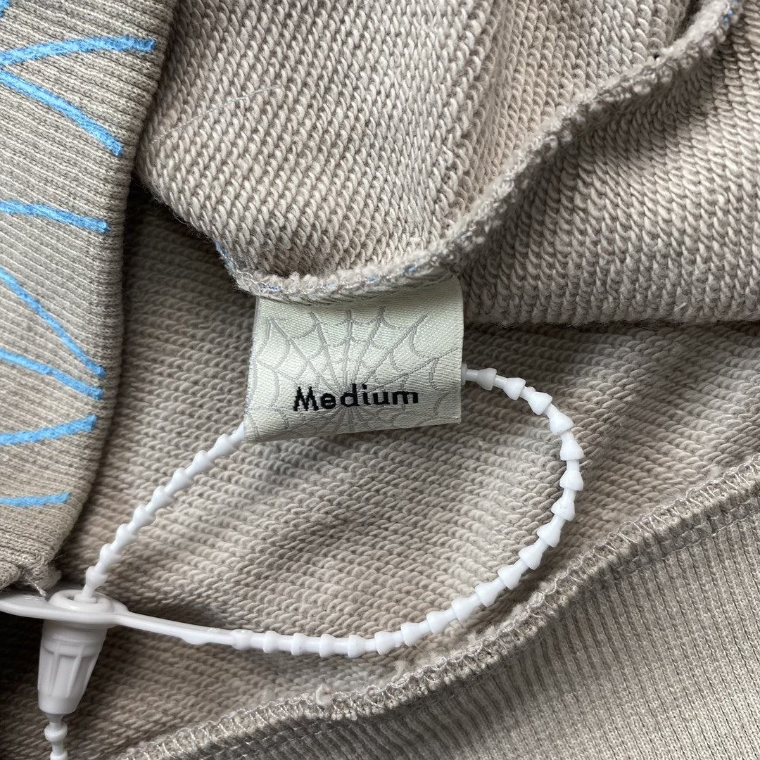 SP5DER AOP WEB HOODIE HEATHER GREY - Phantom Kicks