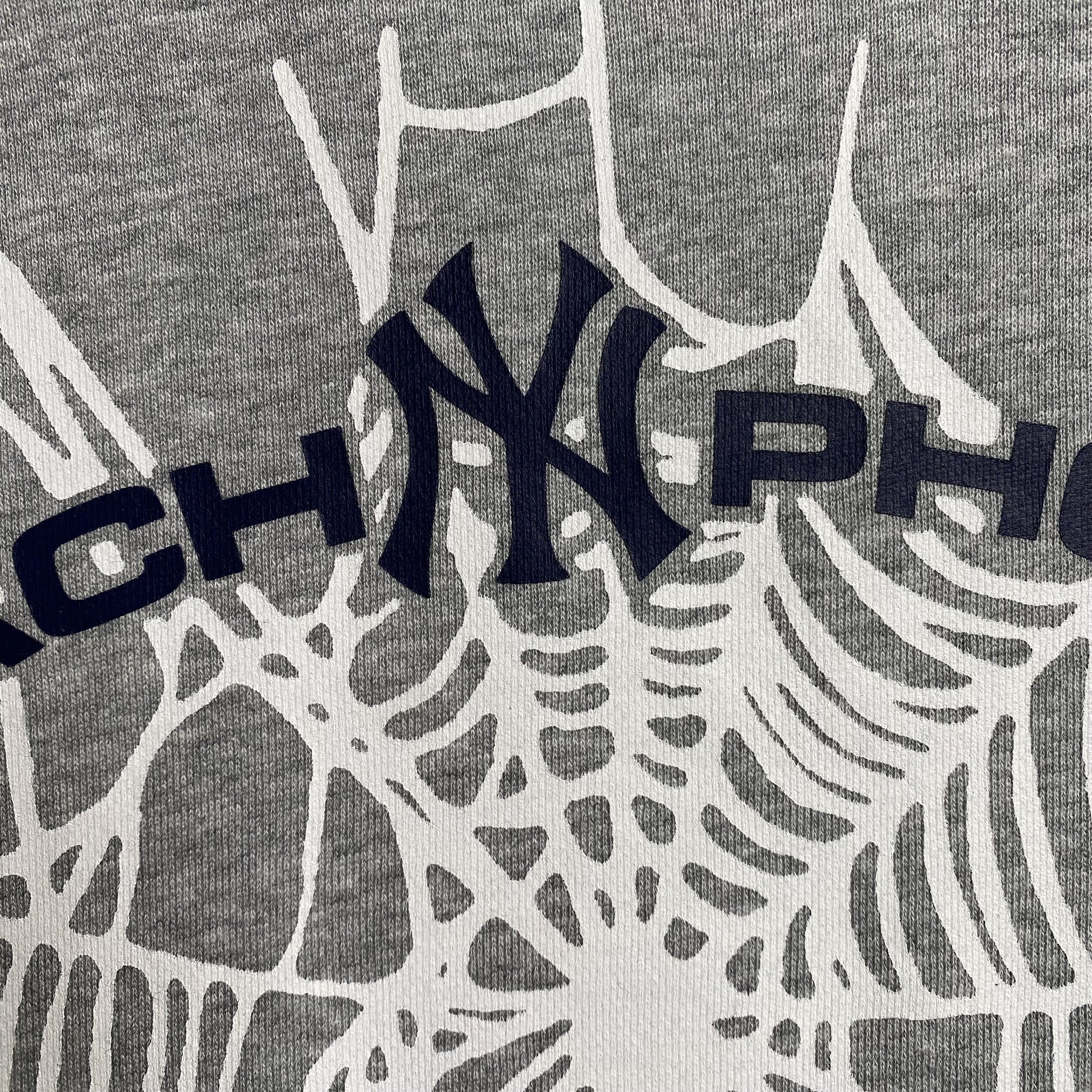 SP5DER ARACH NY PHOBIA HOODIE ASH GREY - Phantom Kicks