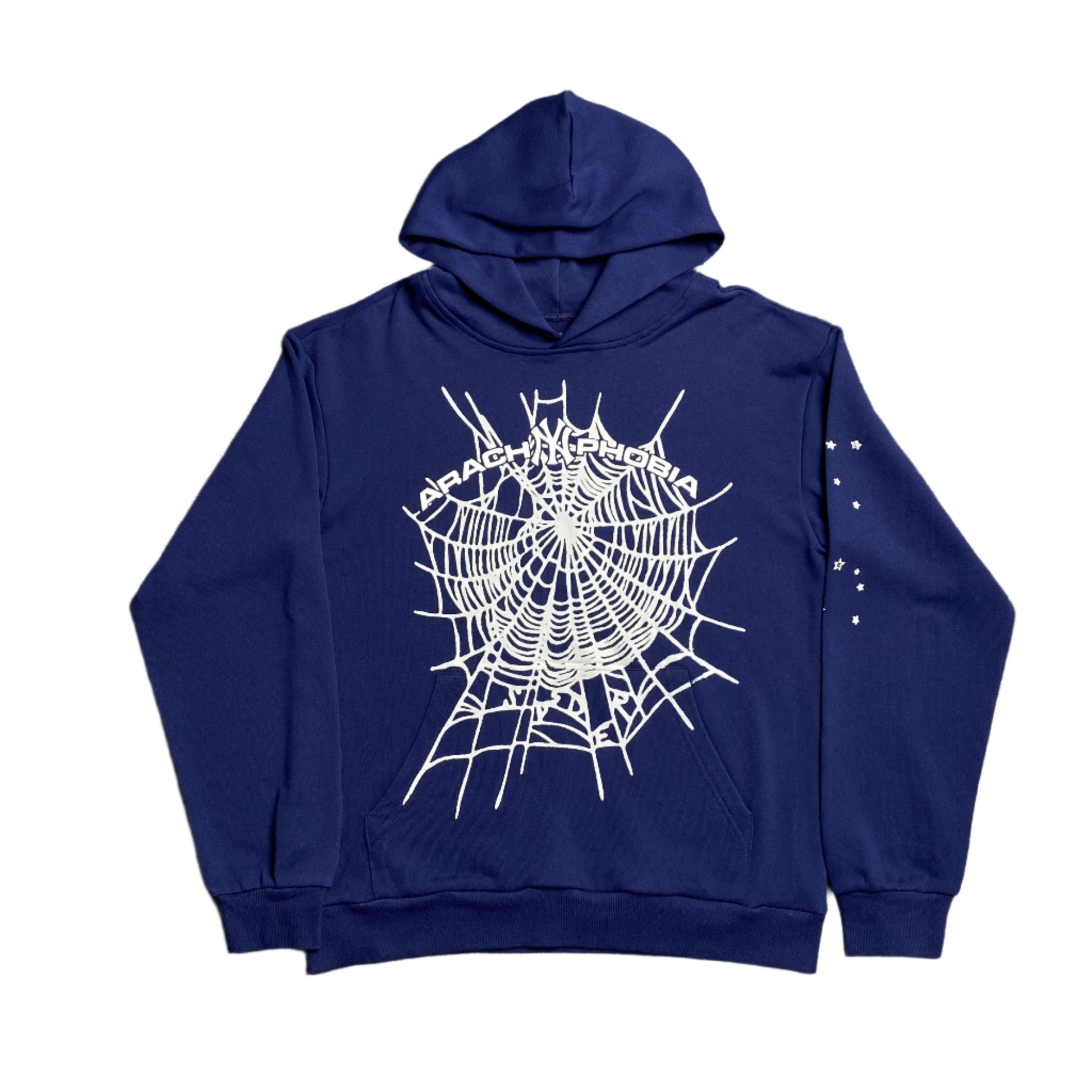 SP5DER ARACH NY PHOBIA HOODIE NAVY - Phantom Kicks