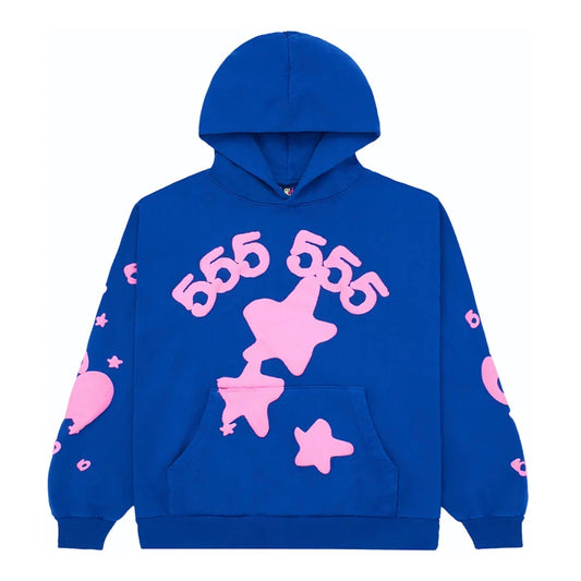 SP5DER BELUGA HOODIE BLUE - Phantom Kicks