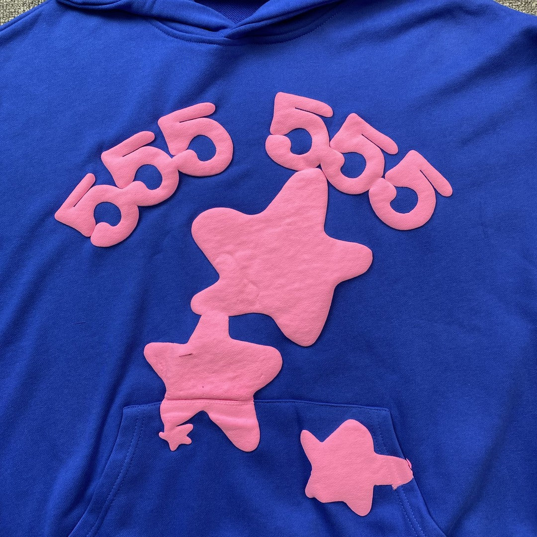 SP5DER BELUGA HOODIE BLUE - Phantom Kicks