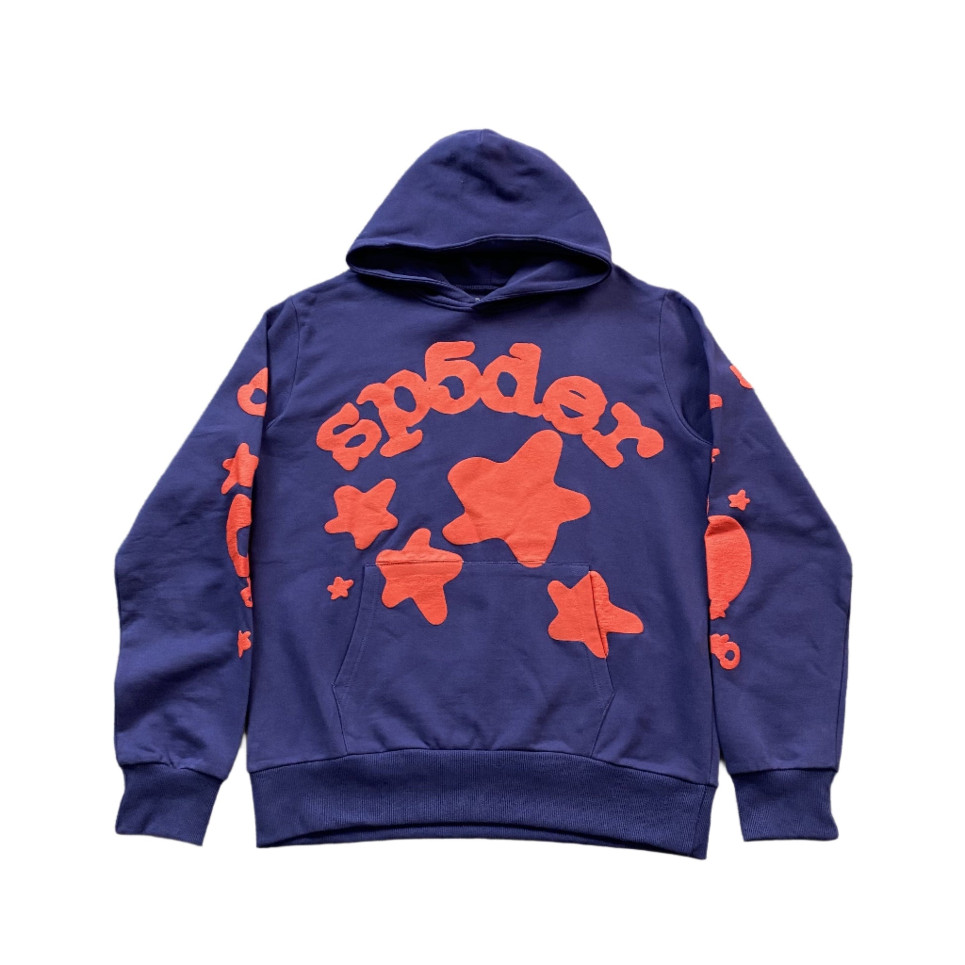 SP5DER BELUGA HOODIE NAVY - Phantom Kicks