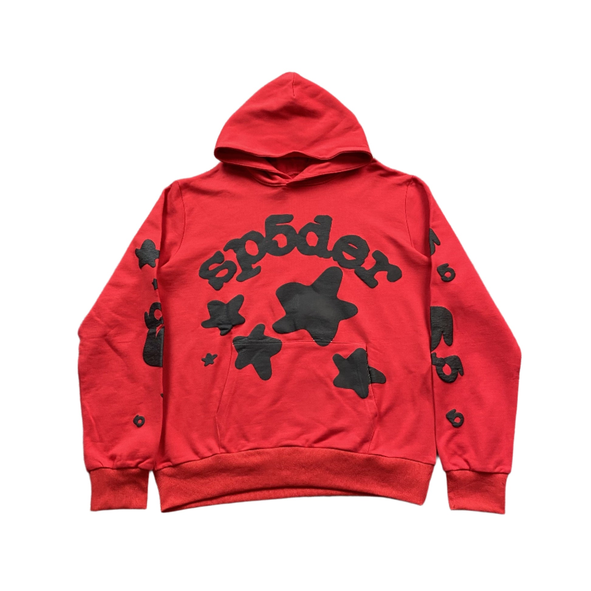 SP5DER BELUGA HOODIE RED - Phantom Kicks