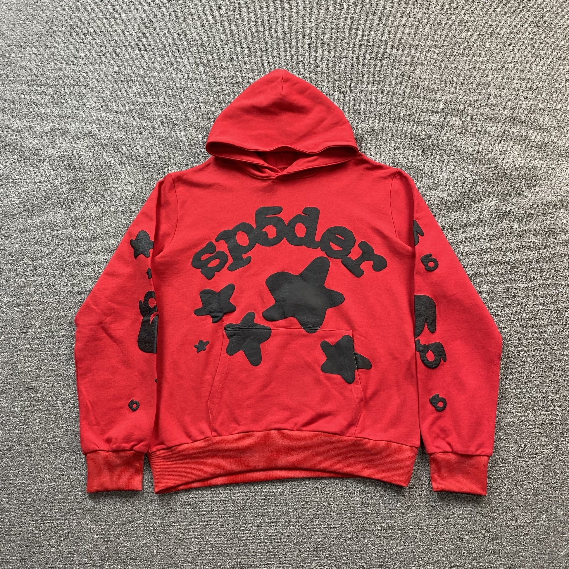 SP5DER BELUGA HOODIE RED - Phantom Kicks