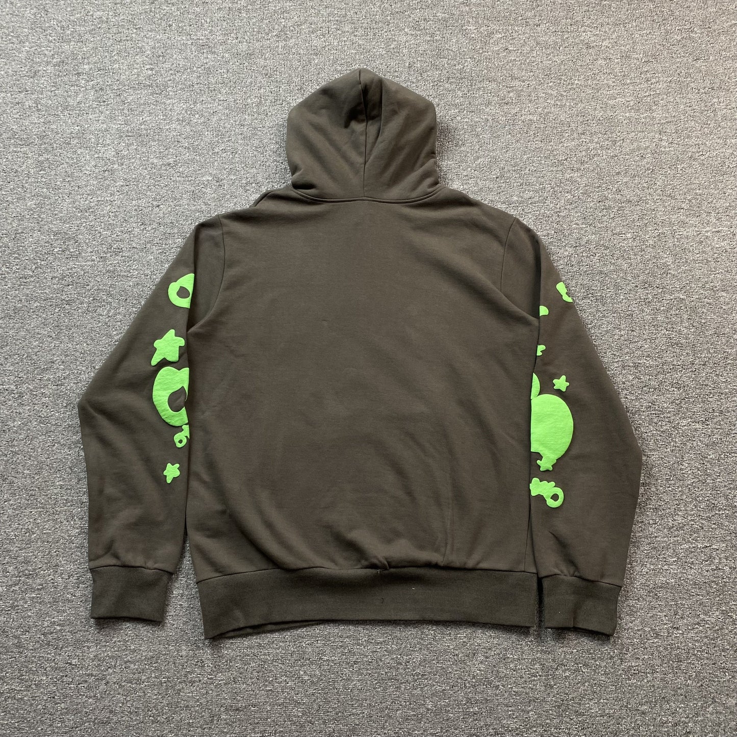 SP5DER BELUGA HOODIE SLATE GREY/GREEN - Phantom Kicks