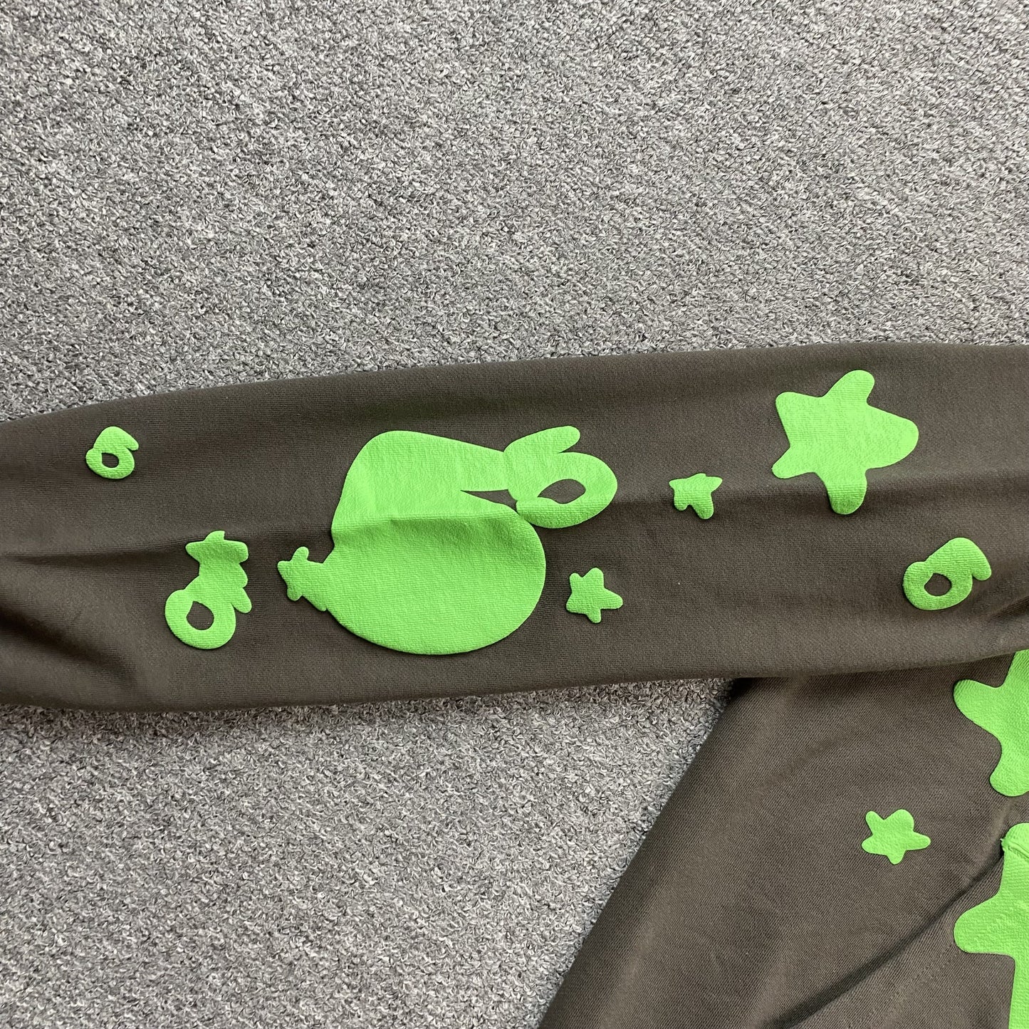 SP5DER BELUGA HOODIE SLATE GREY/GREEN - Phantom Kicks