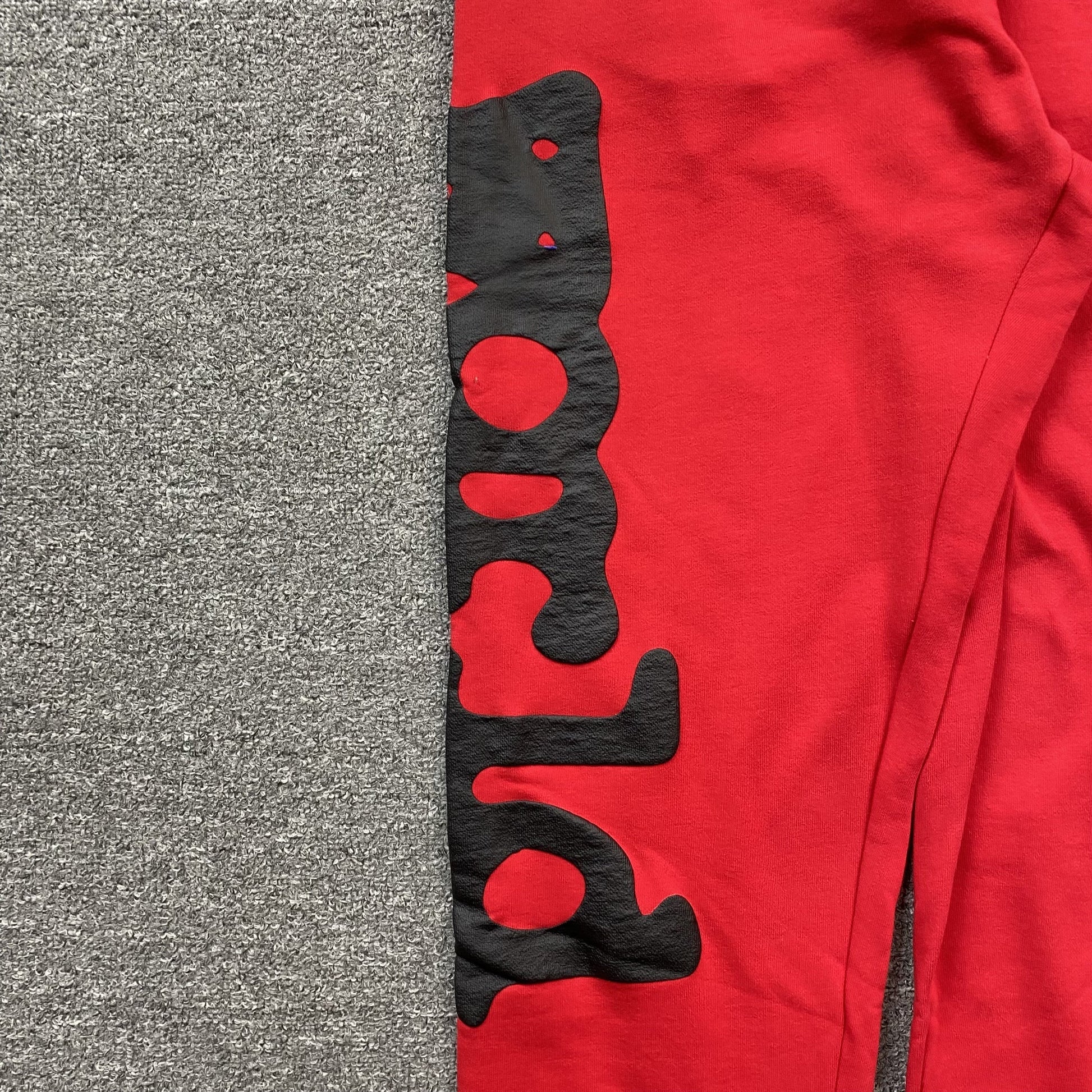 SP5DER BELUGA SWEATPANTS RED - Phantom Kicks