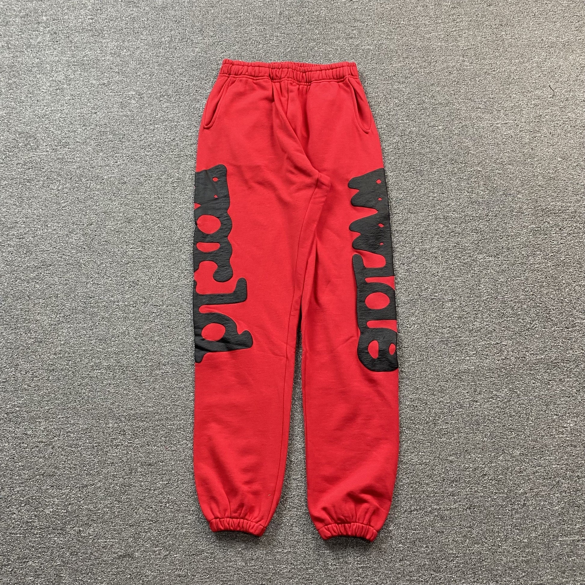 SP5DER BELUGA SWEATPANTS RED - Phantom Kicks