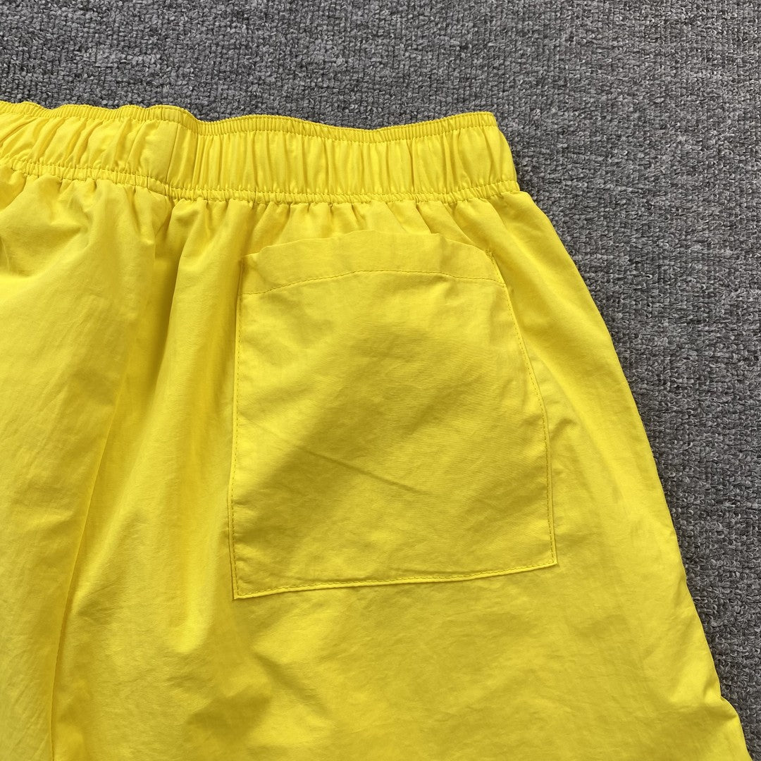 SP5DER DOUBLE LAYER SHORTS YELLOW - Phantom Kicks