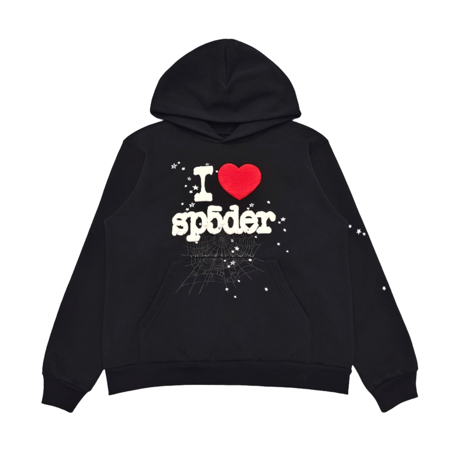 SP5DER I HEART SP5 SOUVENIR HOODIE BLACK - Phantom Kicks