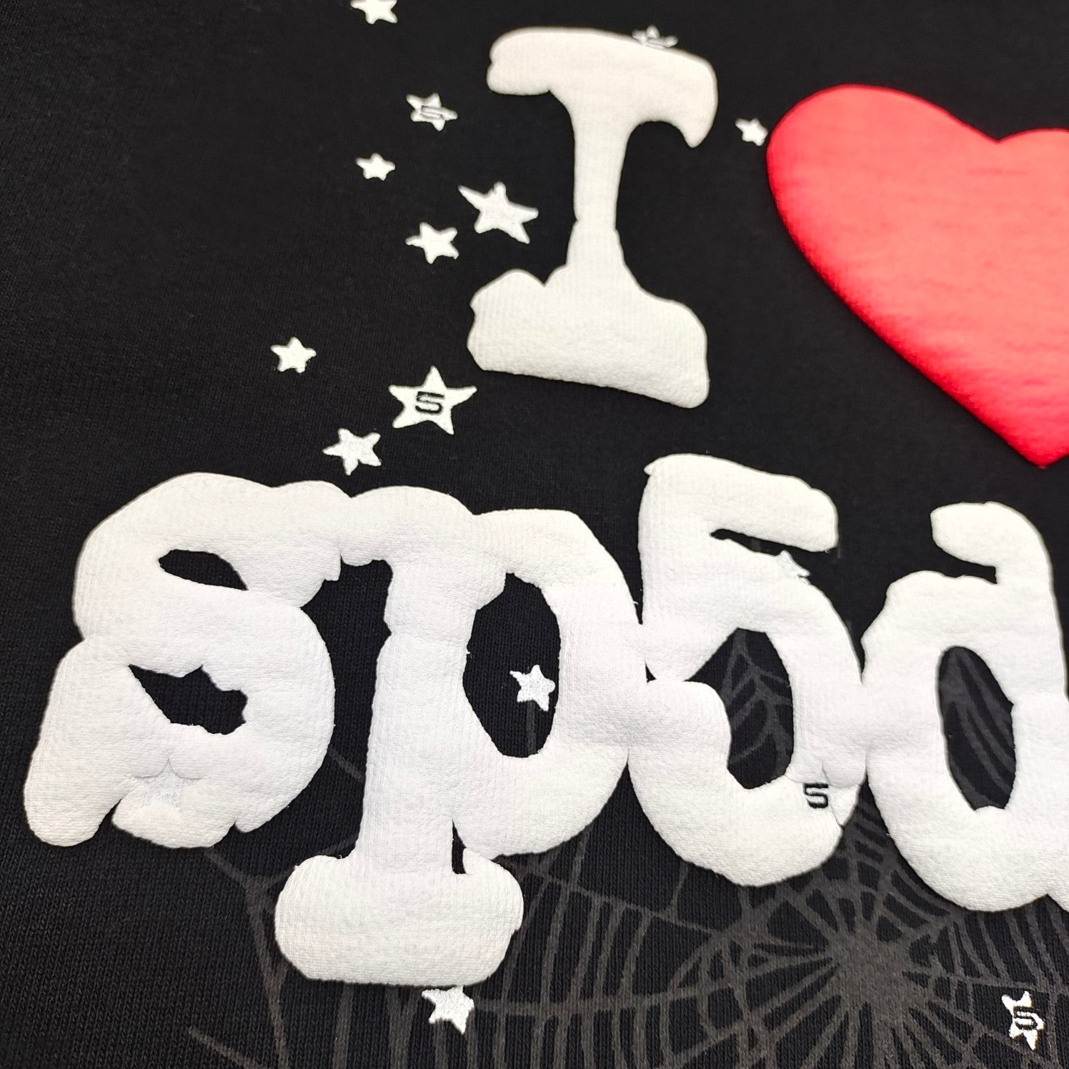 SP5DER I HEART SP5 SOUVENIR HOODIE BLACK - Phantom Kicks
