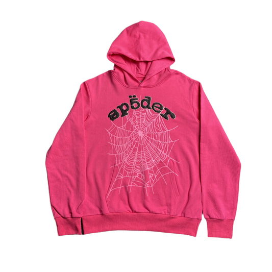 SP5DER LEGACY HOODIE PINK - Phantom Kicks