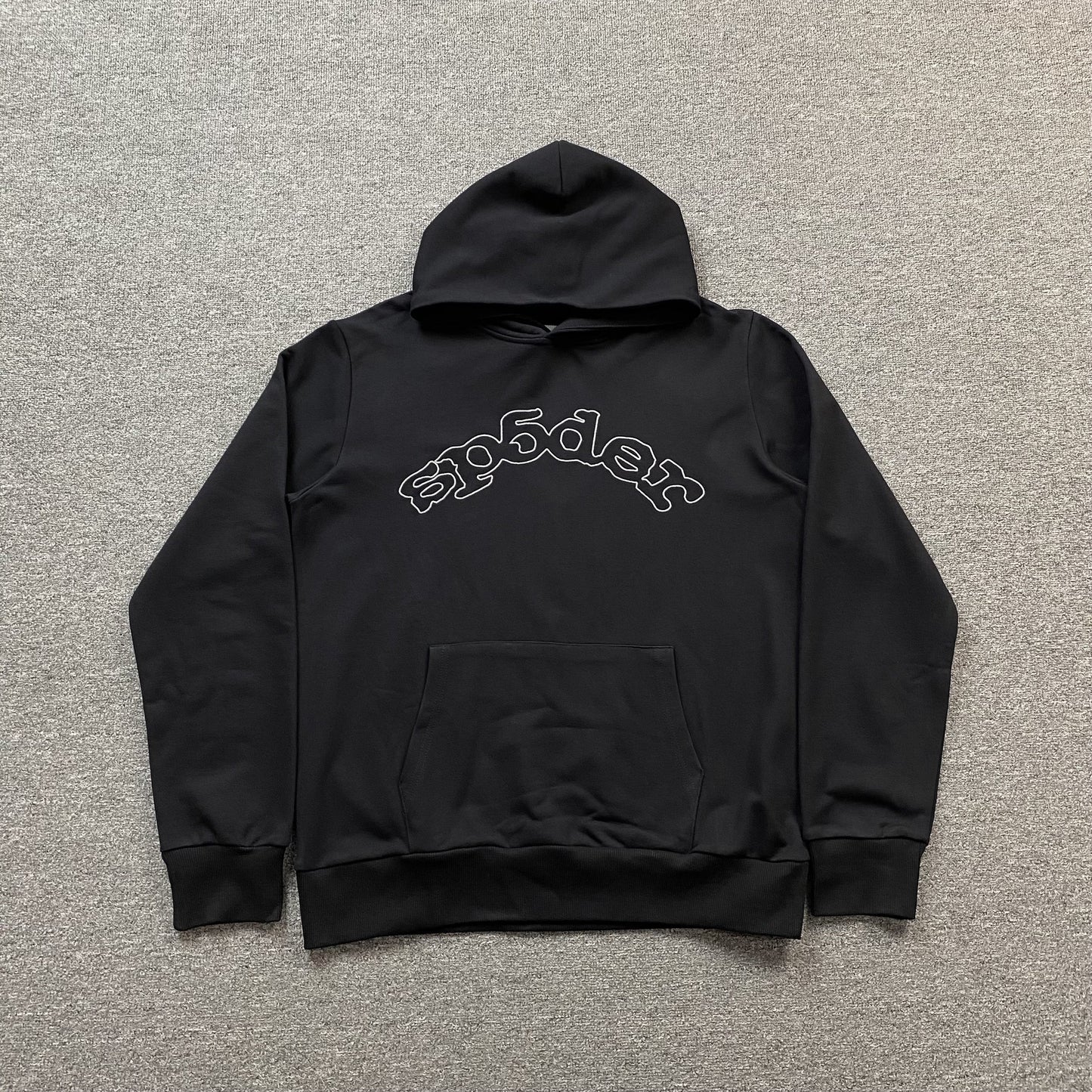 SP5DER OG LOGO HOODIE BLACK - Phantom Kicks