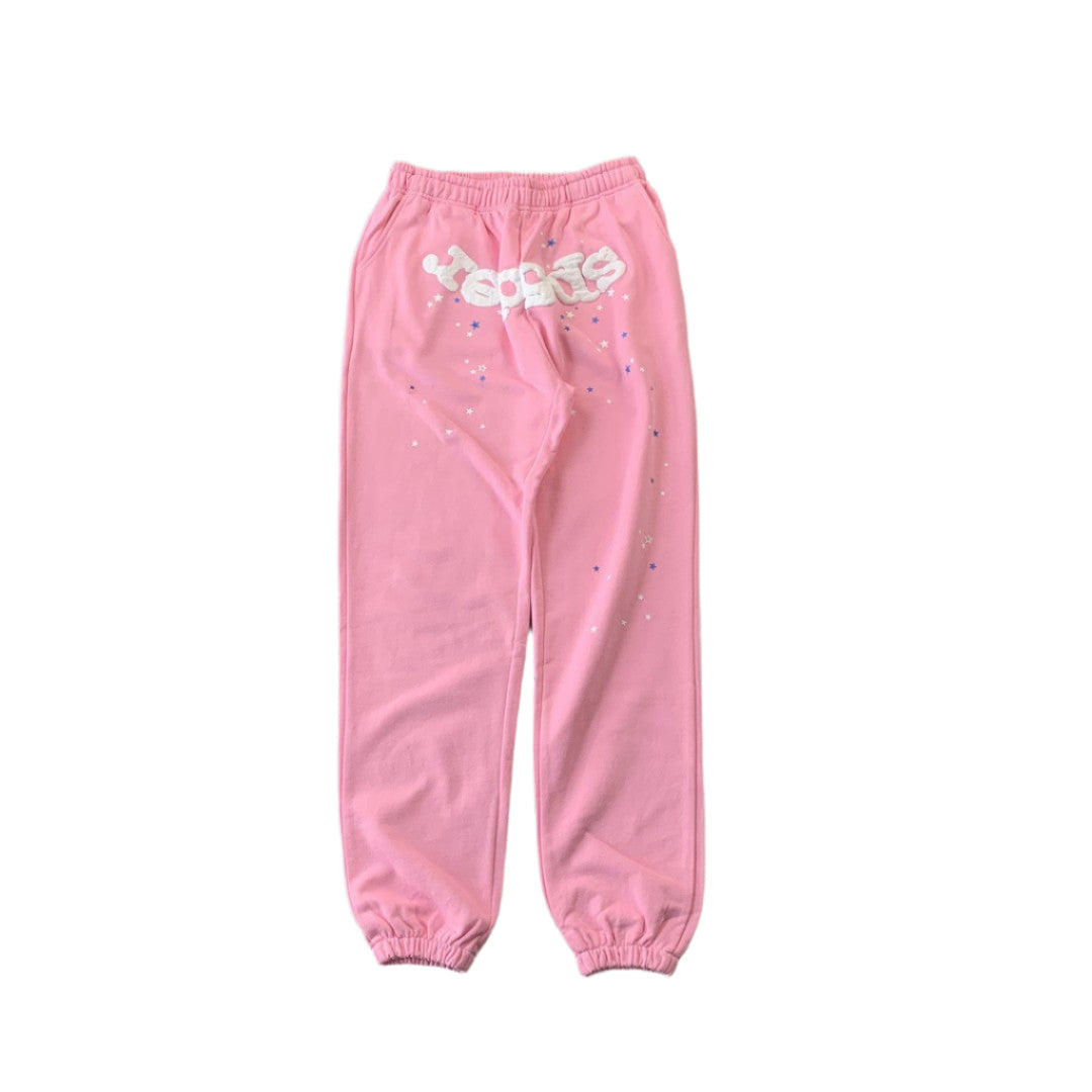 SP5DER OG WEB SWEATPANTS PINK - Phantom Kicks