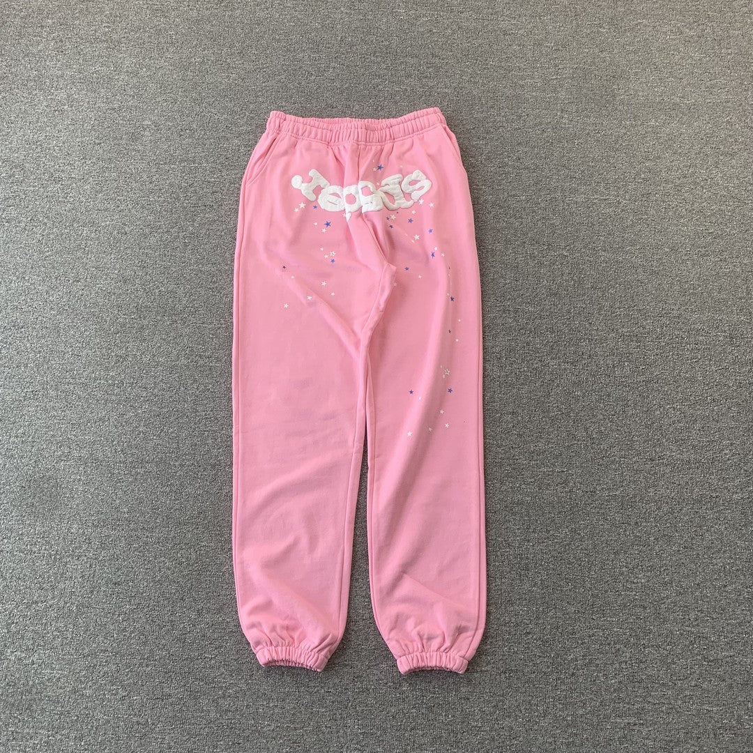 SP5DER OG WEB SWEATPANTS PINK - Phantom Kicks