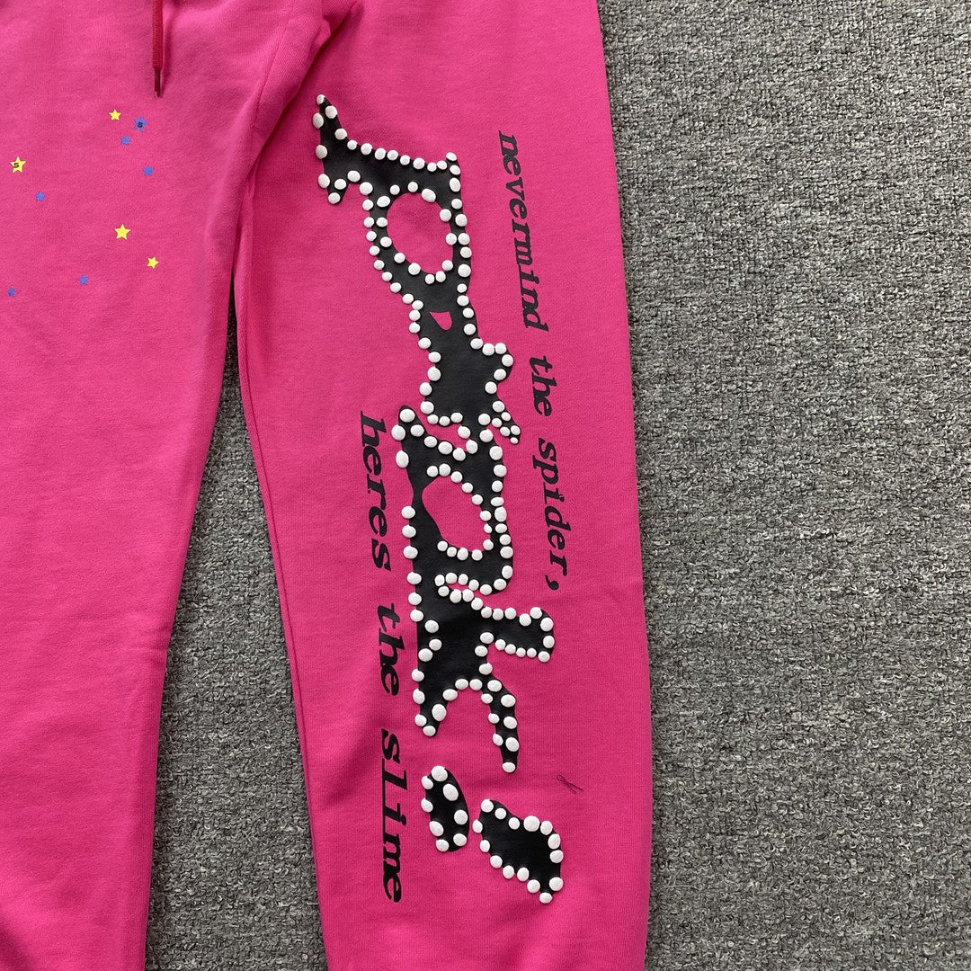 SP5DER P*NK SWEATPANTS PINK - Phantom Kicks