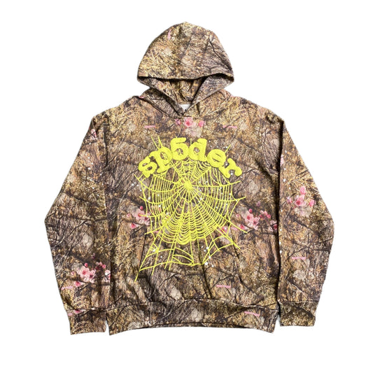 SP5DER REAL TREE OG WEB HOODIE CAMO - Phantom Kicks