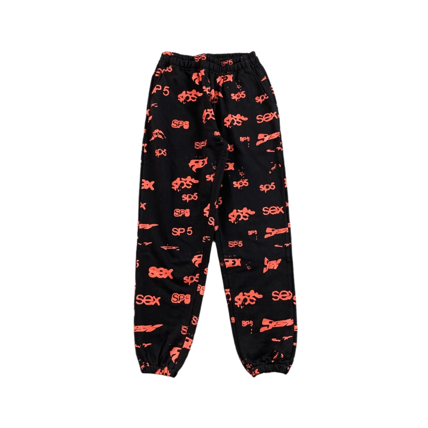 SP5DER SEX AOP SWEATPANTS BLACK - Phantom Kicks