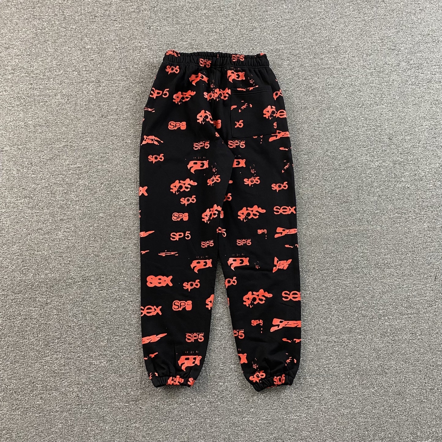 SP5DER SEX AOP SWEATPANTS BLACK - Phantom Kicks