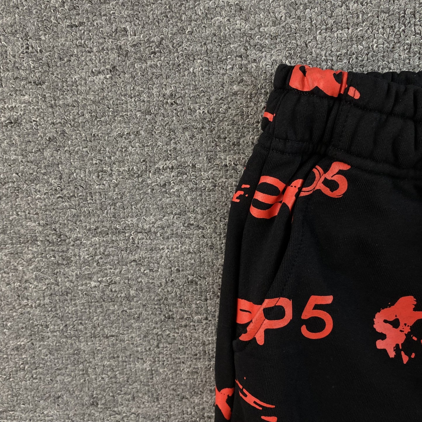 SP5DER SEX AOP SWEATPANTS BLACK - Phantom Kicks