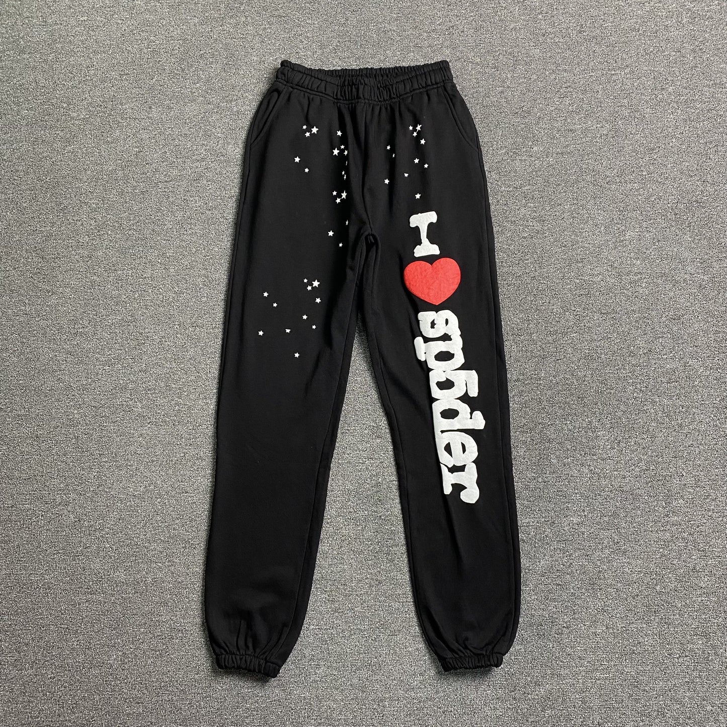 SP5DER SOUVENIR SP5 SWEATPANTS BLACK - Phantom Kicks