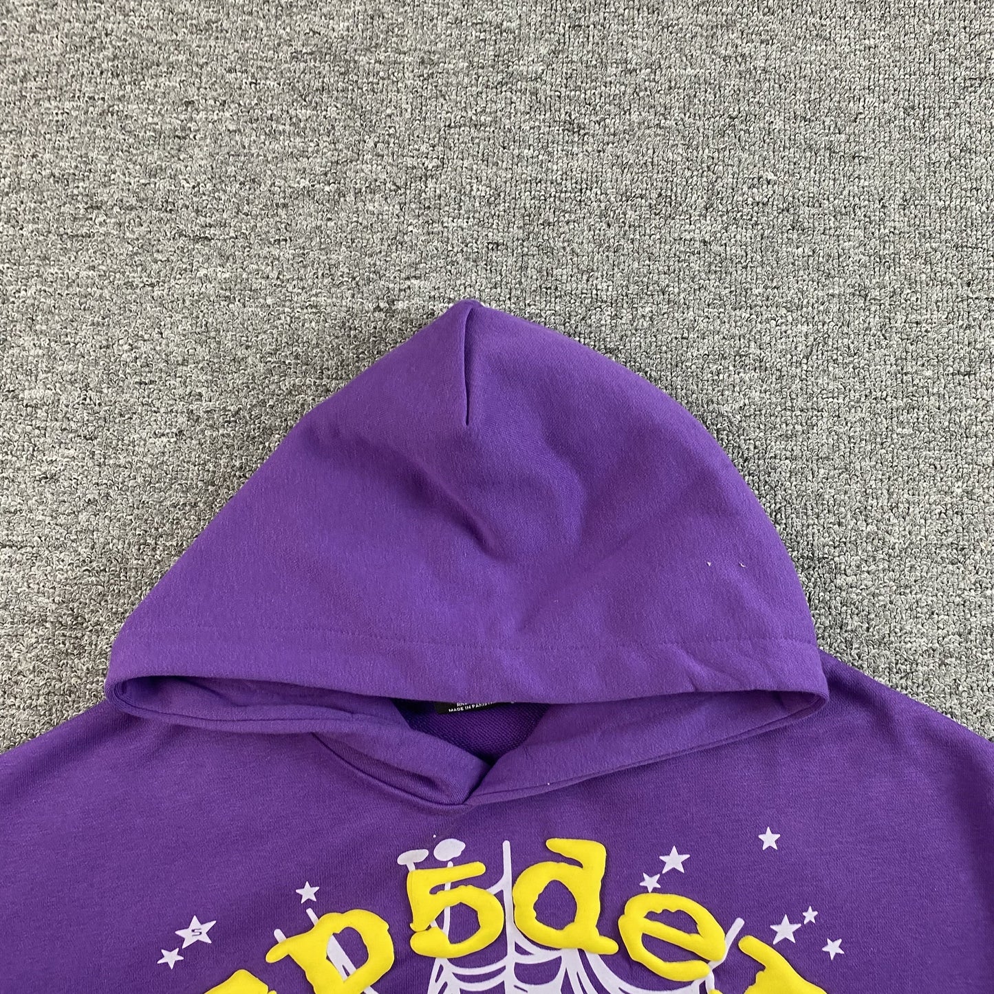 SP5DER STAR OG WEB V2 HOODIE PURPLE - Phantom Kicks