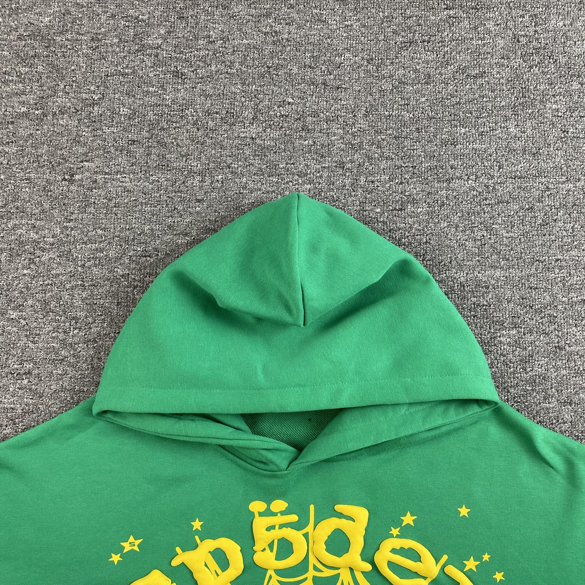 SP5DER STAR OG WEB V2 HOODIE SLIME GREEN - Phantom Kicks