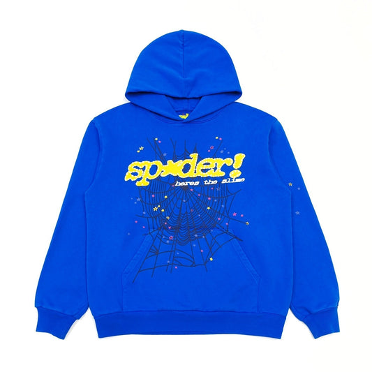 SP5DER TC HOODIE BLUE - Phantom Kicks