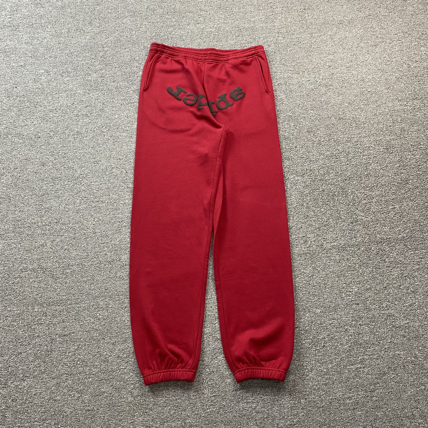 SP5DER VVS SWEATPANTS RED - Phantom Kicks