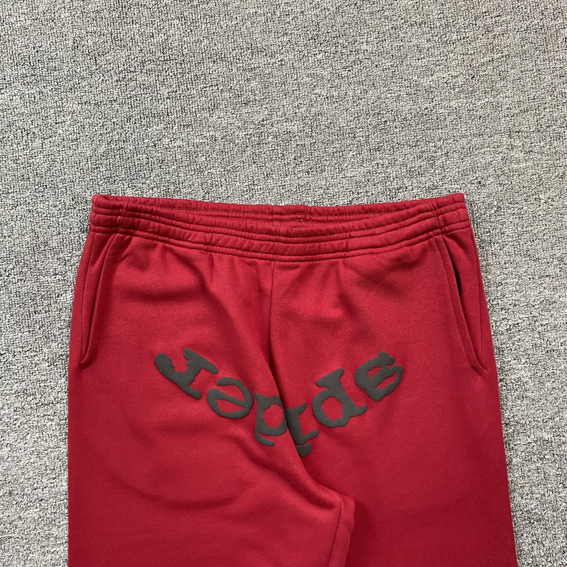 SP5DER VVS SWEATPANTS RED - Phantom Kicks