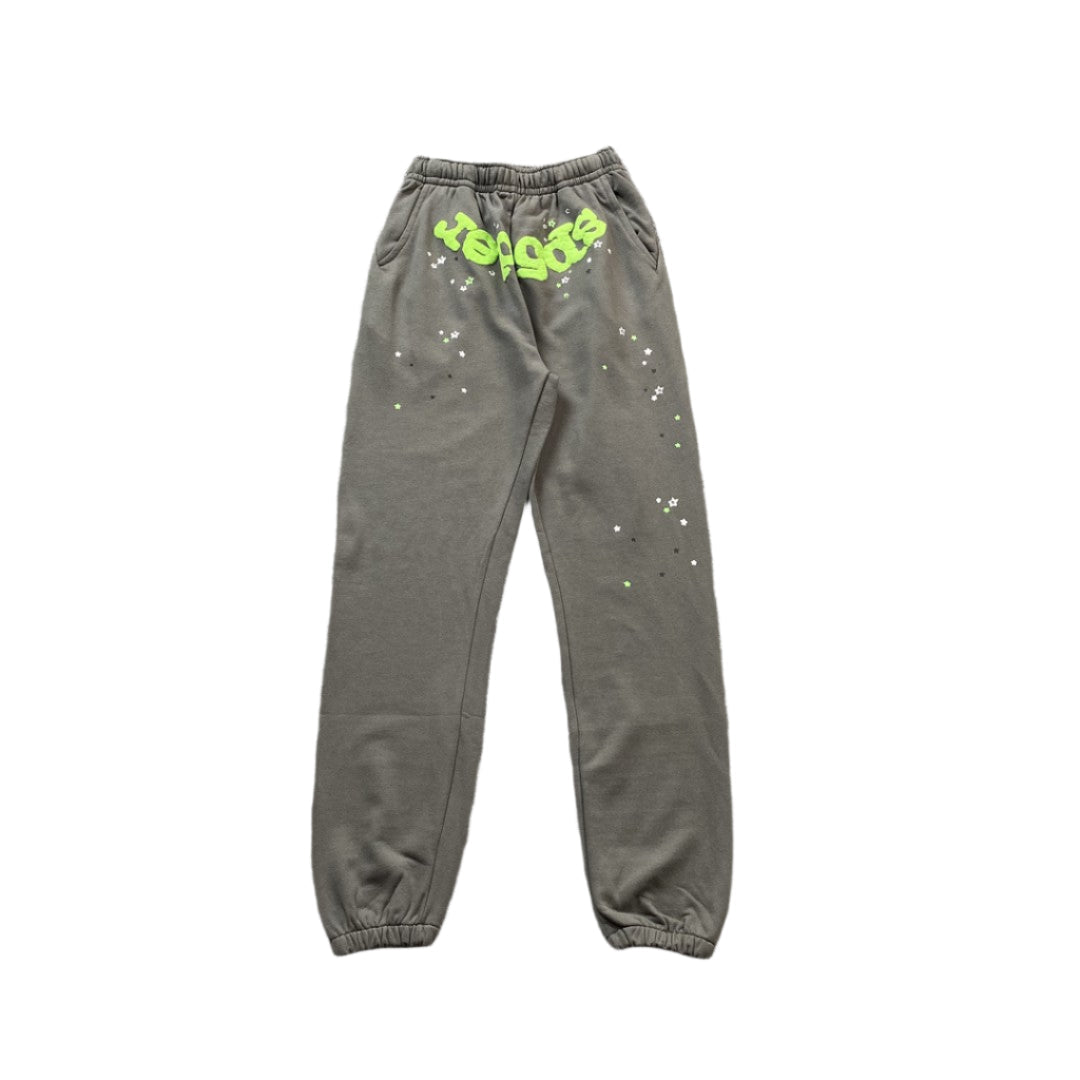 SP5DER WAIT WEB SWEATPANTS SLATE GREY - Phantom Kicks