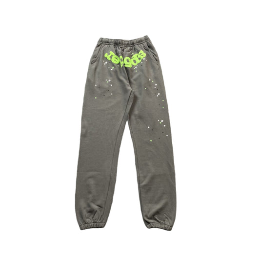 SP5DER WAIT WEB SWEATPANTS SLATE GREY - Phantom Kicks