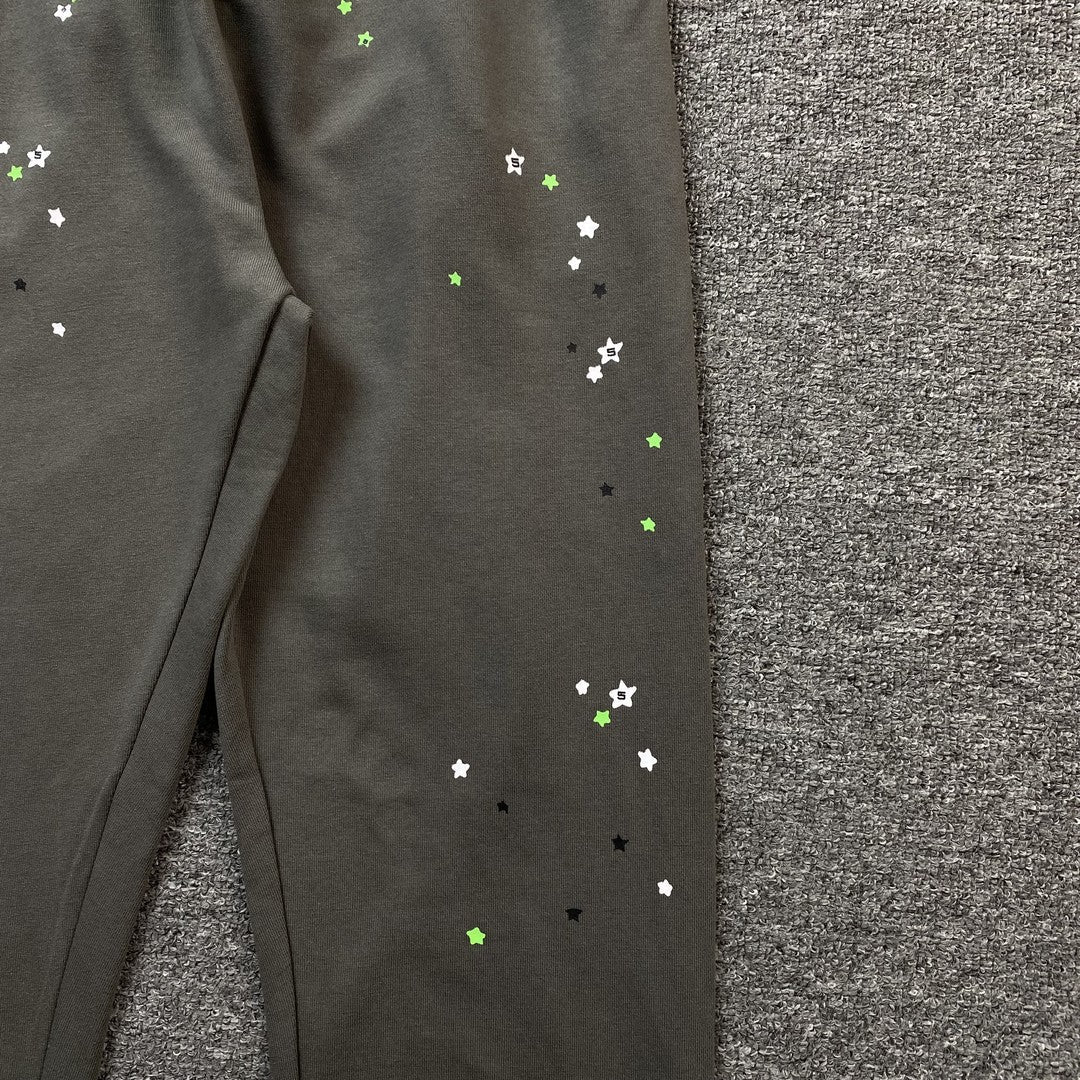 SP5DER WAIT WEB SWEATPANTS SLATE GREY - Phantom Kicks