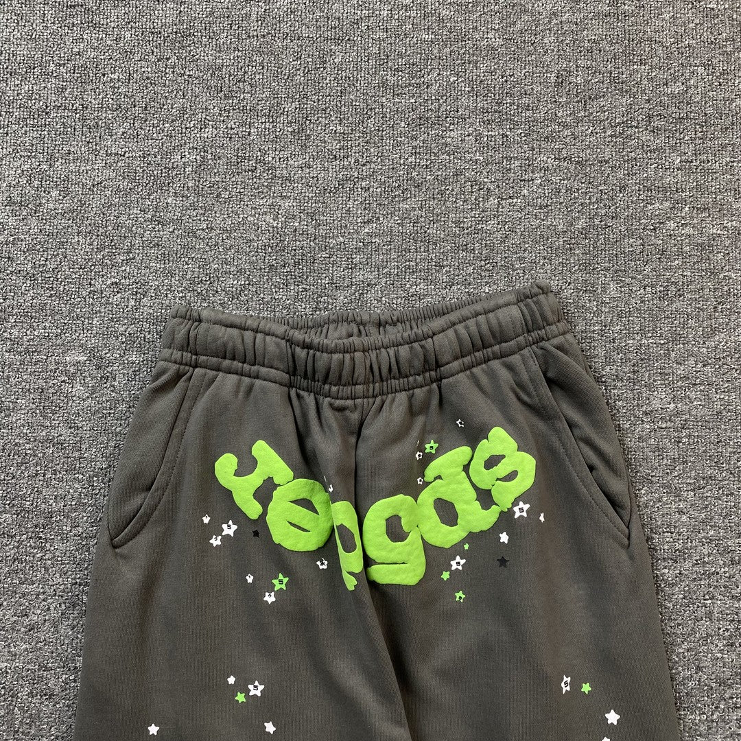 SP5DER WAIT WEB SWEATPANTS SLATE GREY - Phantom Kicks