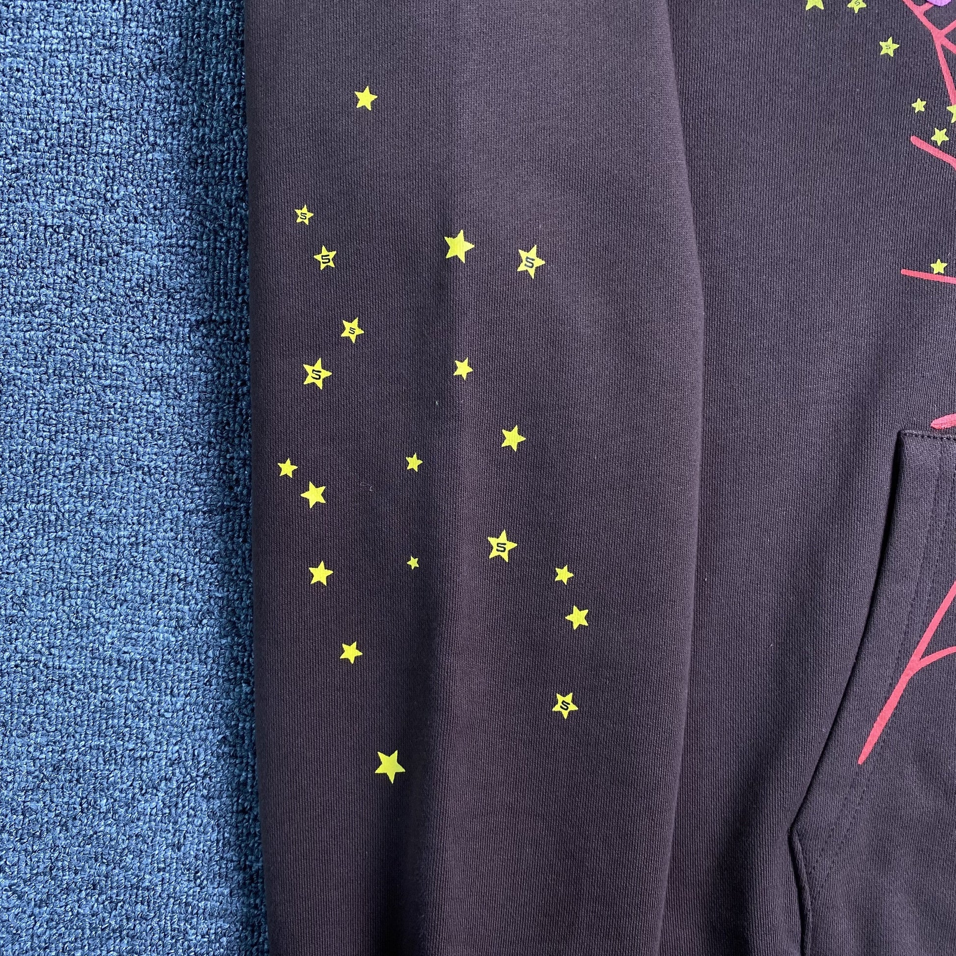 SP5DER WEB HOODIE BROWN - Phantom Kicks