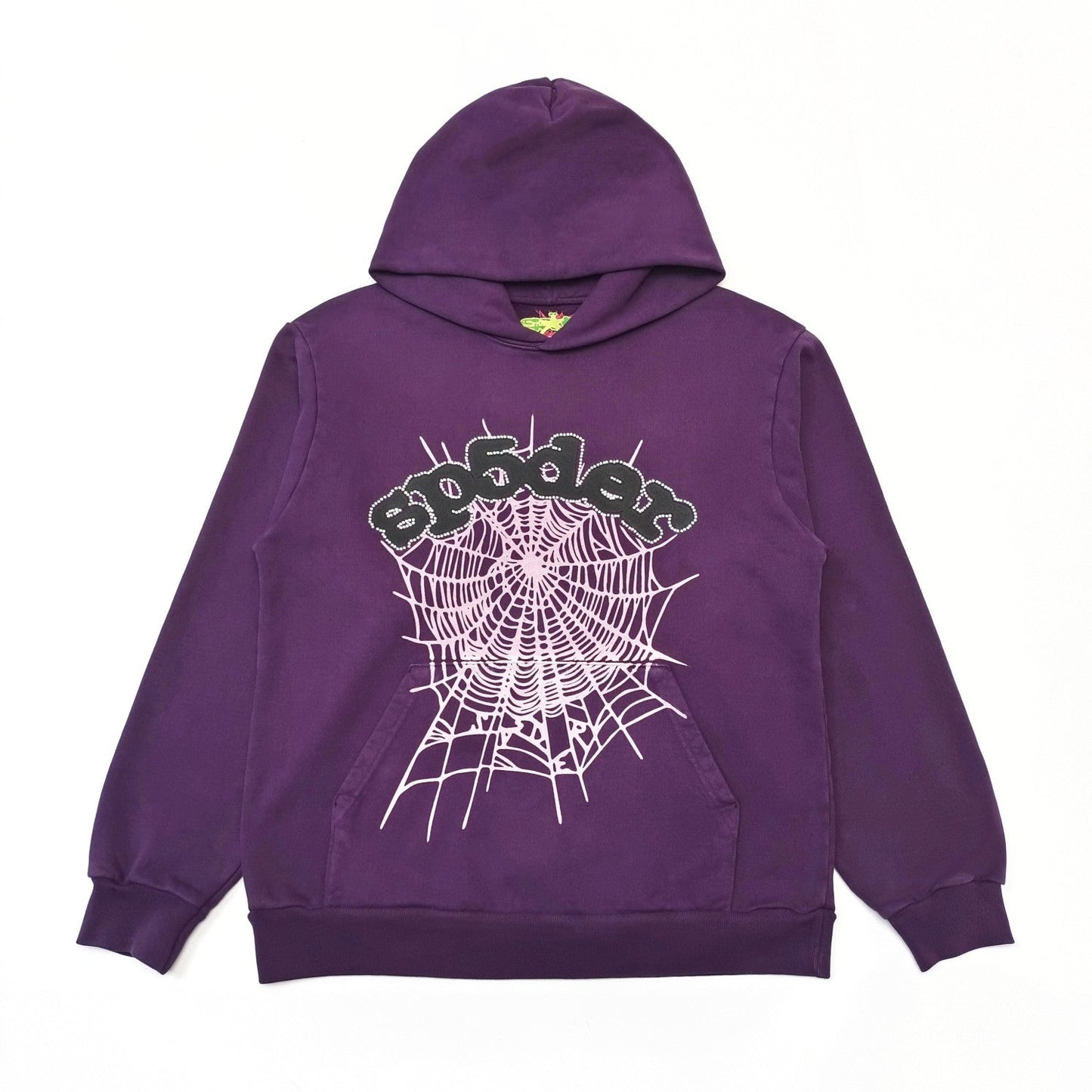 SP5DER WEB HOODIE PURPLE - Phantom Kicks