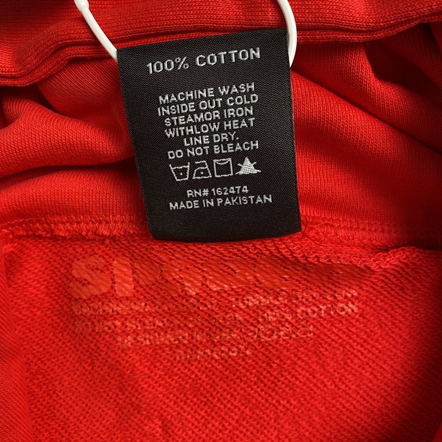 SP5DER WORLDWIDE RED ANGEL NUMBER 555 HOODIE RED - Phantom Kicks