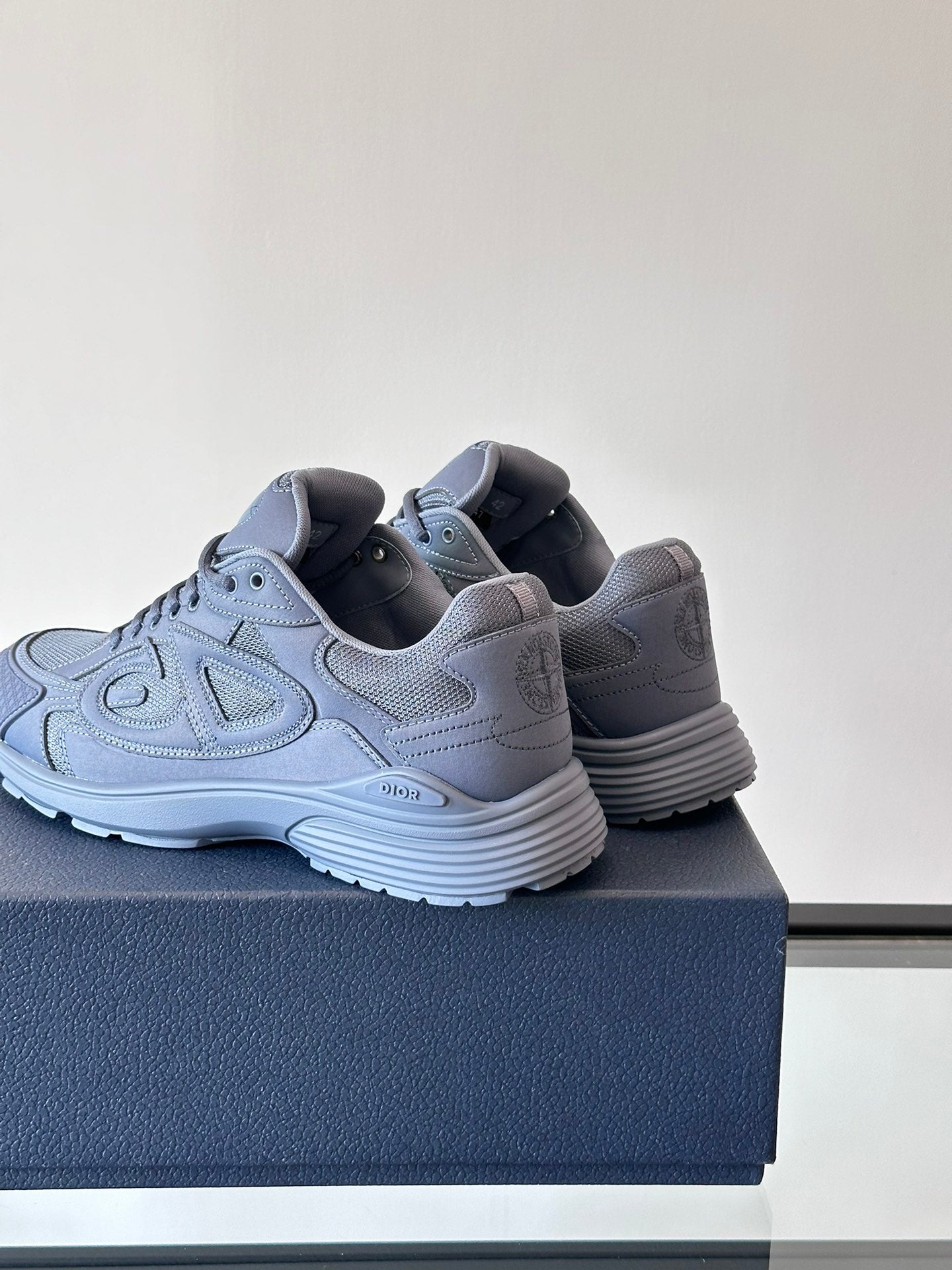 STONE ISLAND x DIOR B30 BLUE - Phantom Kicks