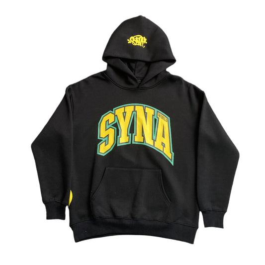 SYNA WORLD COLLEGE HOODIE BLACK - Phantom Kicks