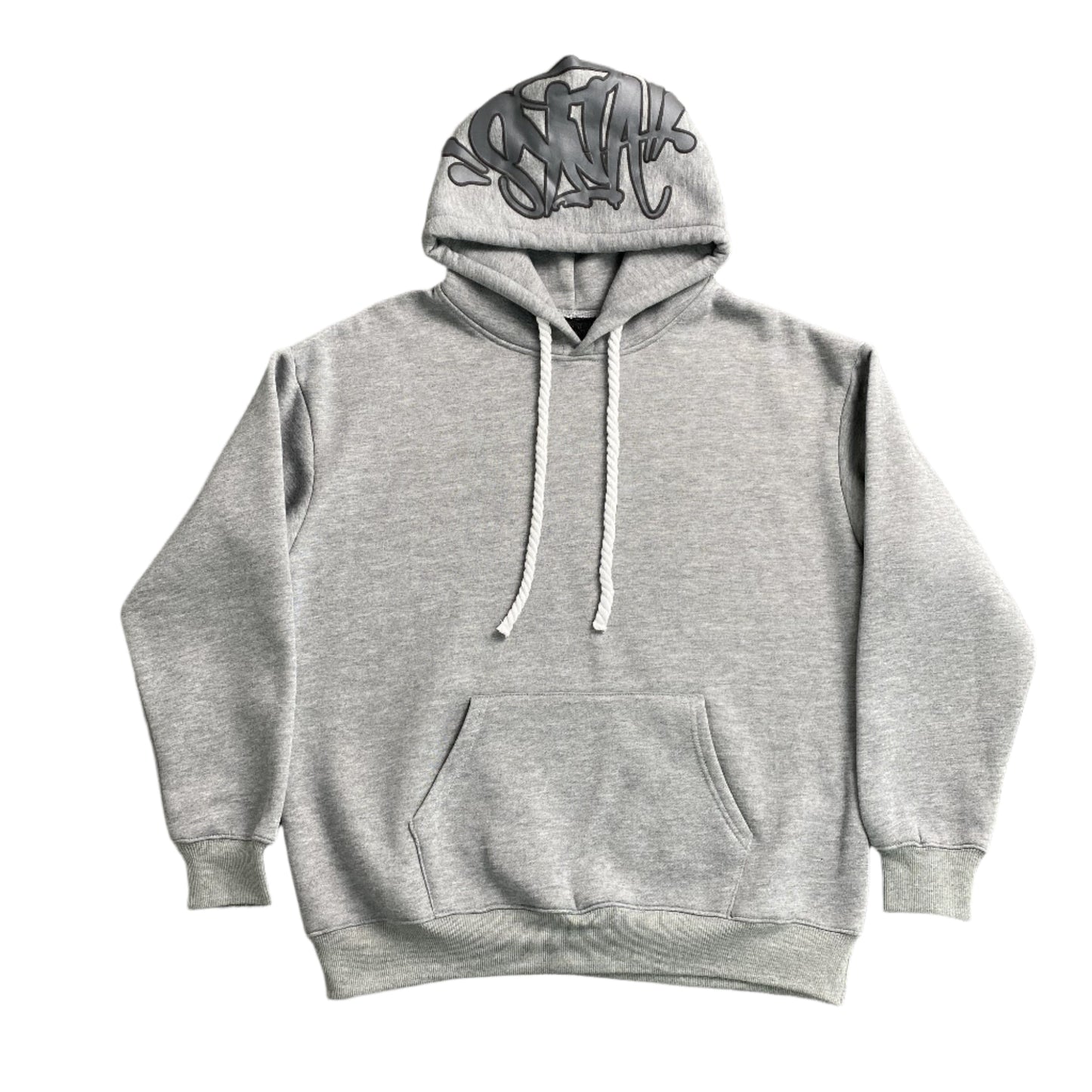 SYNA WORLD HOOD LOGO HOODIE GREY - Phantom Kicks