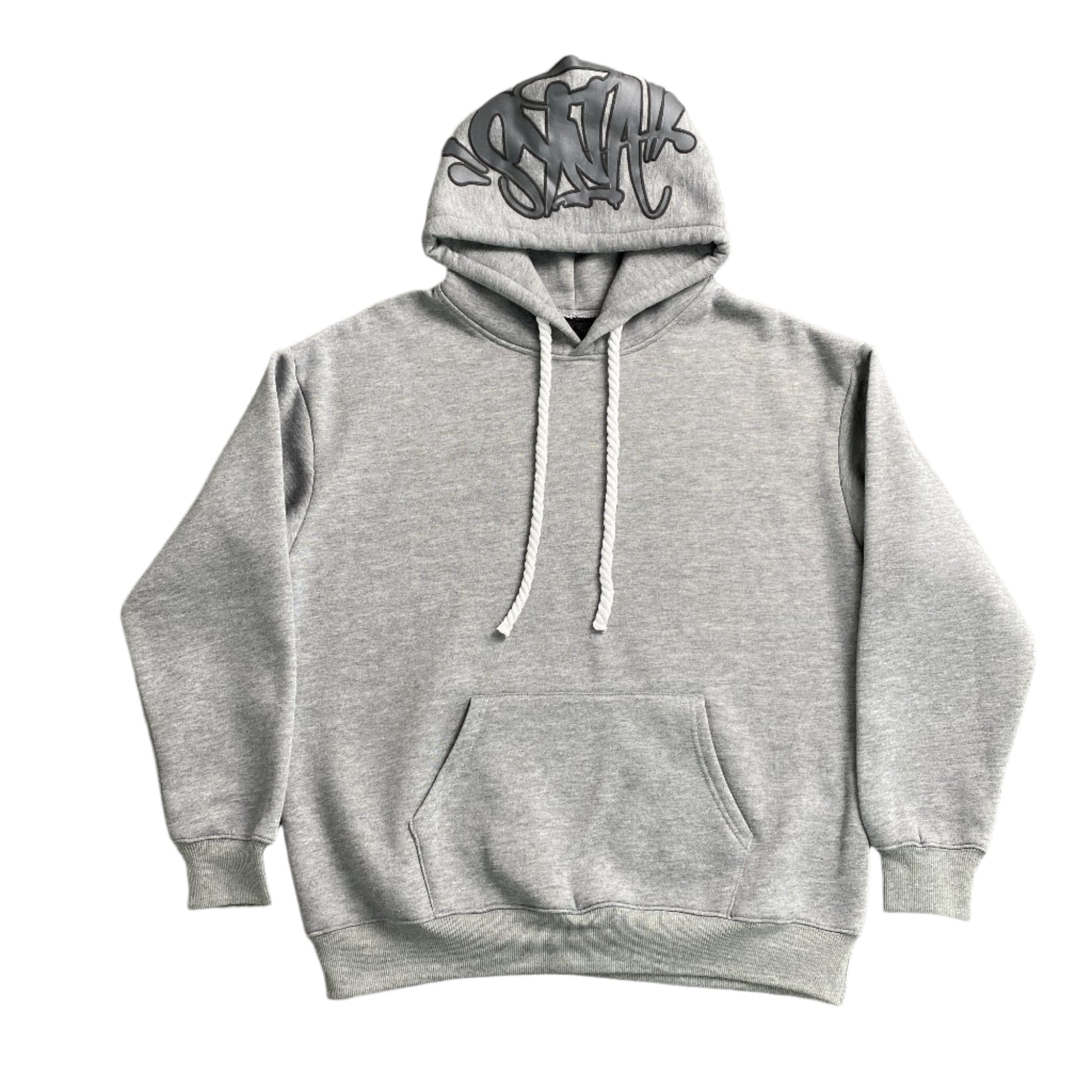 SYNA WORLD HOOD LOGO HOODIE GREY - Phantom Kicks