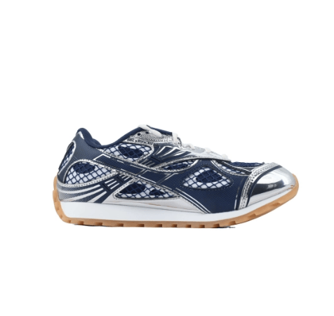Bottega Orbit Navy Silver