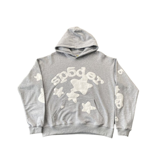 SP5DER BELUGA HOODIE HEATHER GREY - Phantom Kicks