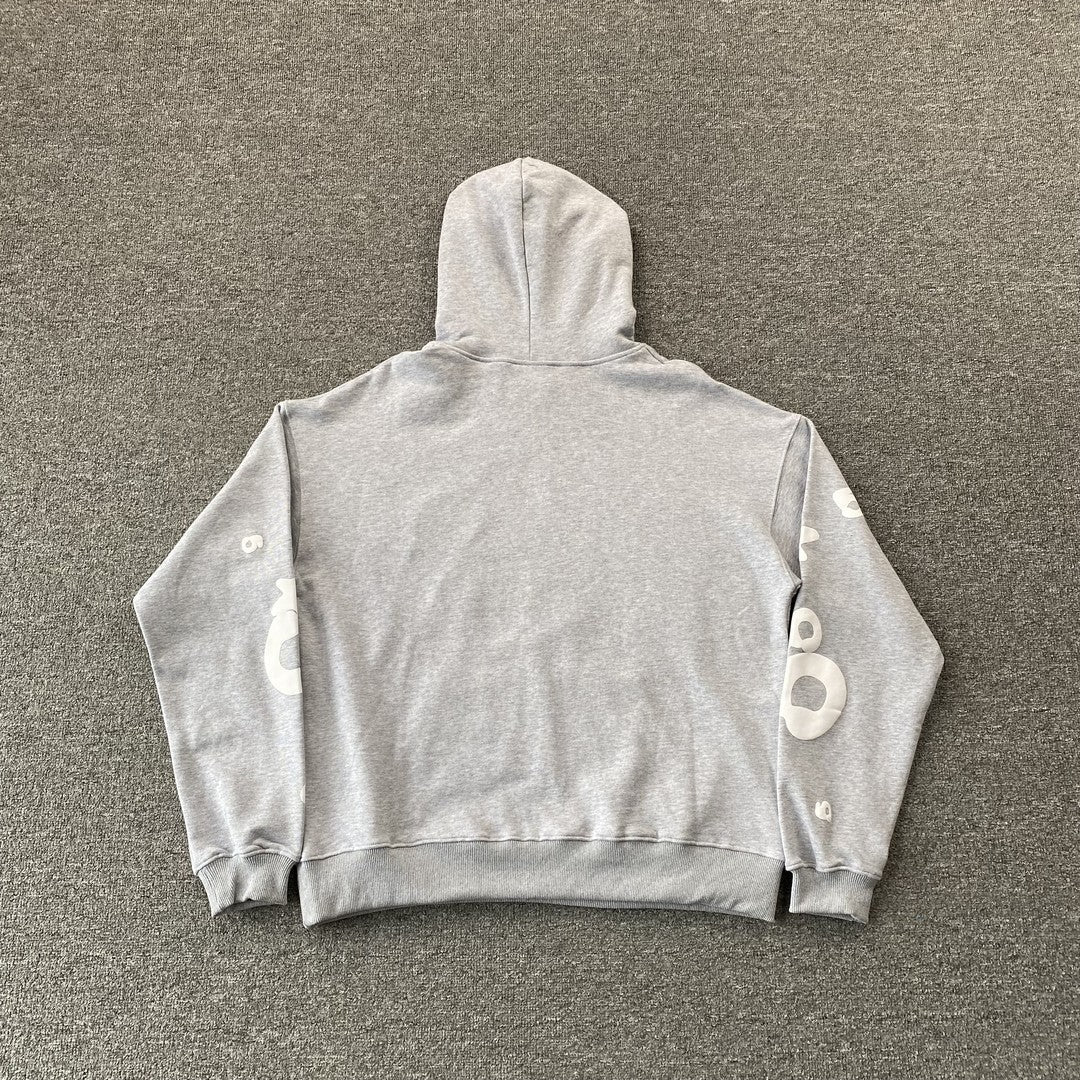 SP5DER BELUGA HOODIE HEATHER GREY - Phantom Kicks