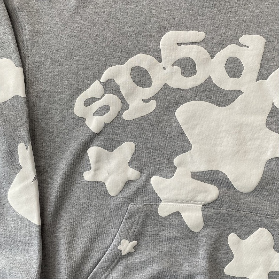 SP5DER BELUGA HOODIE HEATHER GREY - Phantom Kicks