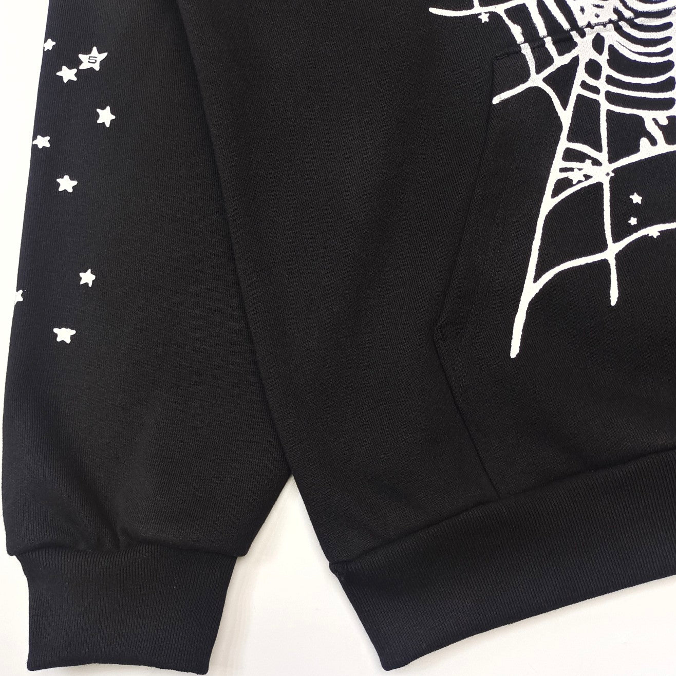SP5DER OG WEB HOODIE BLACK - Phantom Kicks