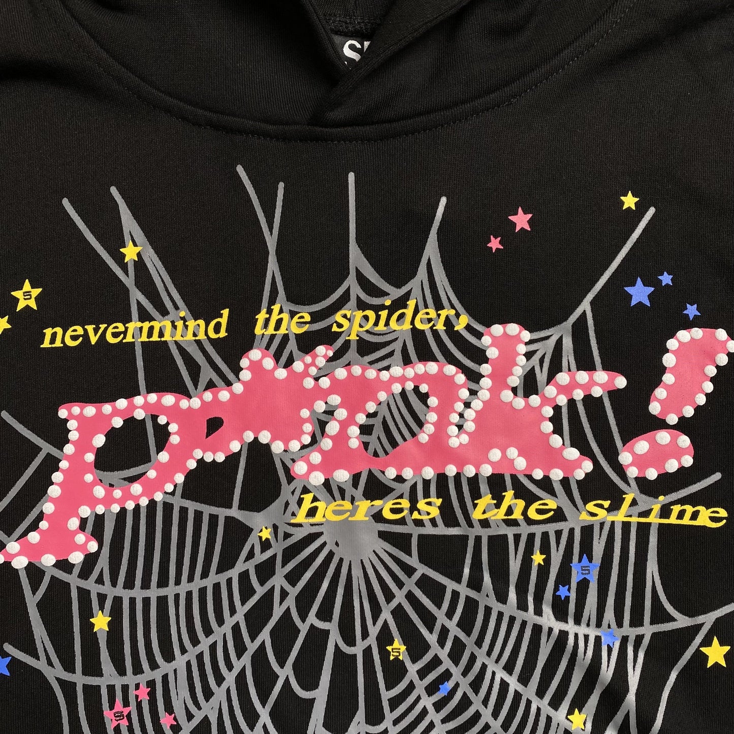 SP5DER P*NK HOODIE BLACK - Phantom Kicks