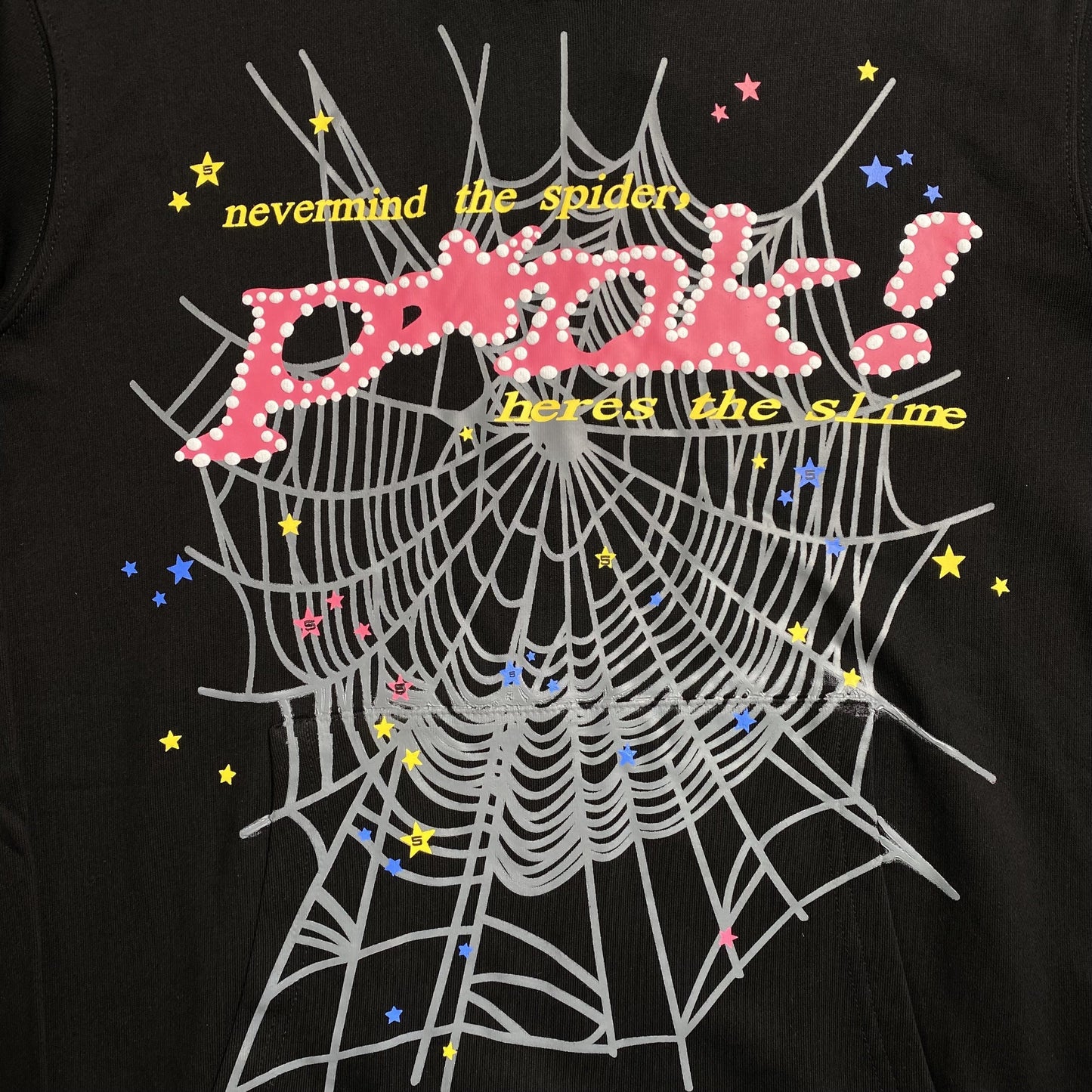SP5DER P*NK HOODIE BLACK - Phantom Kicks